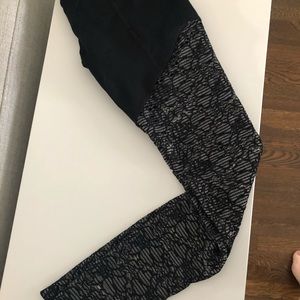 Black lace leggings
